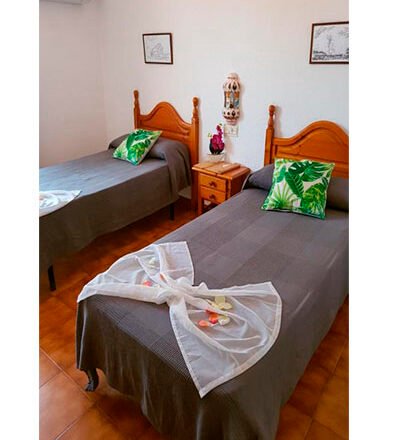 Habitación del Hostal Mateo en Marbella